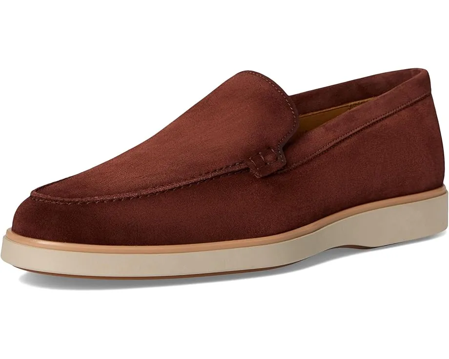 Мокасины Magnanni Lourenco из замши с кожаной стелькой и плоским каблуком