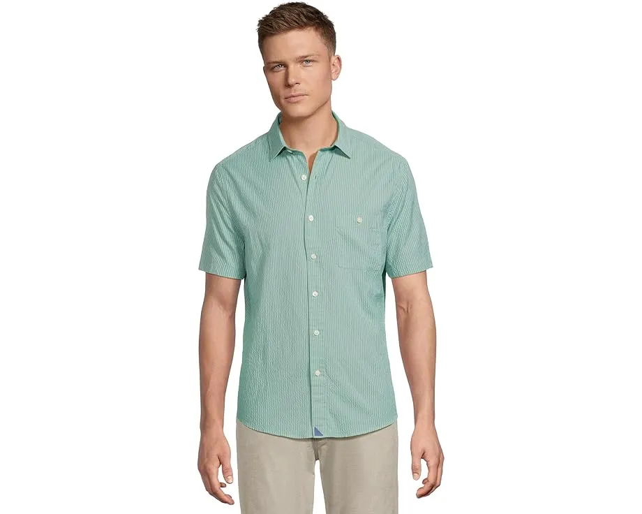 Рубашка UNTUCKit Performance Short Sleeve Forbes Seersucker с отводом влаги