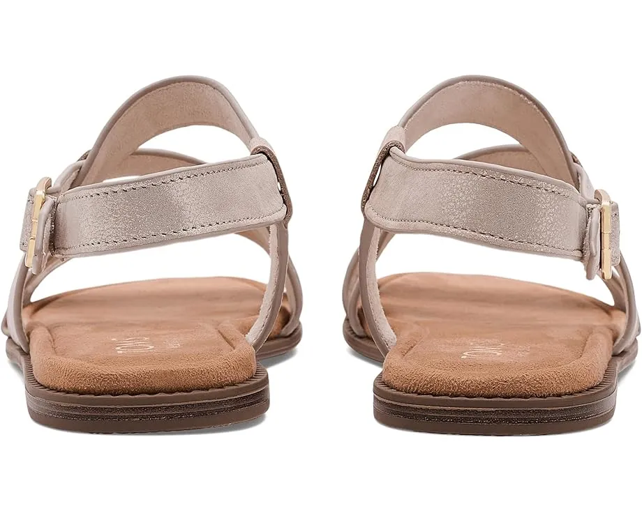 Сандалии TOMS Mar на мини-платформе с асимметричным ремешком