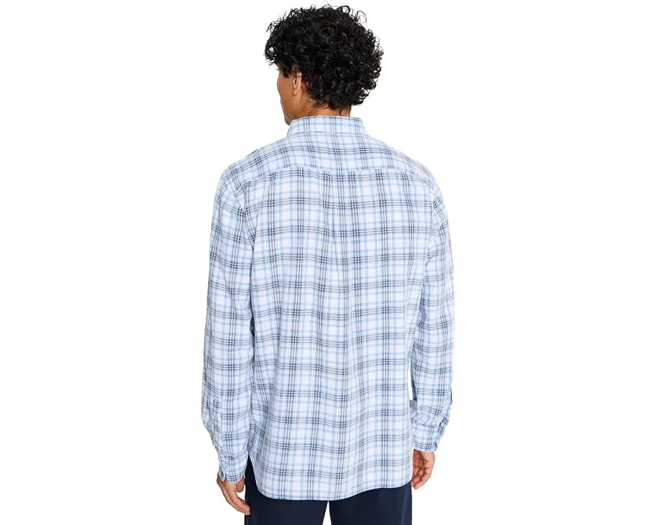 Рубашка Vineyard Vines Sandstone Plaid Island Cotton из хлопка в клетку