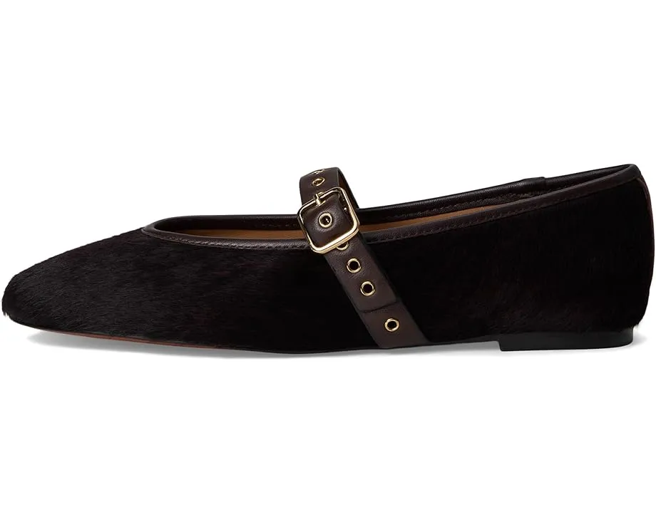 Балетки Madewell Remy Mary Jane с ремешком и принтом под телячью кожу