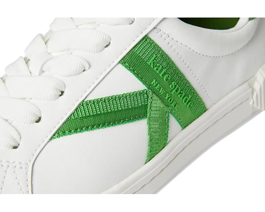 Кроссовки на шнуровке Kate Spade New York Signature с фирменным логотипом