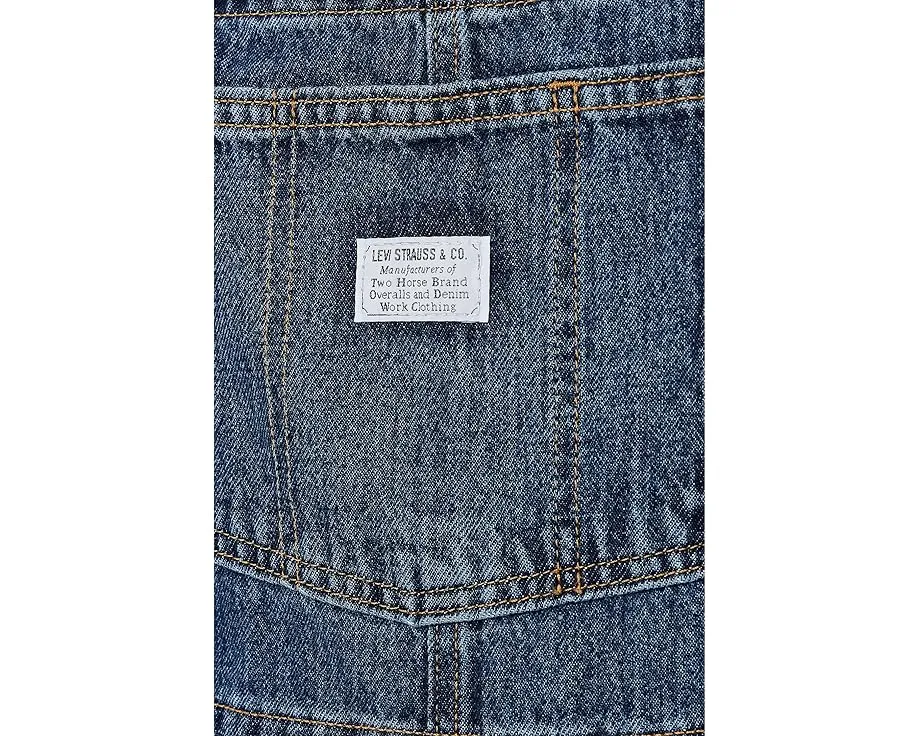 Levi's Womens Vintage Overall джинсовый комбинезон прямого кроя в светлой стирке