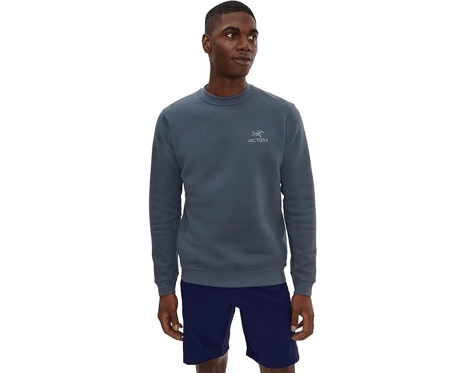 Толстовка Emblem Fleece Crew из органического хлопка с логотипом Arc'teryx