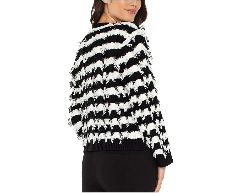 Кардиган Liverpool Los Angeles Long Sleeve Fringe Cardigan Sweater с бахромой