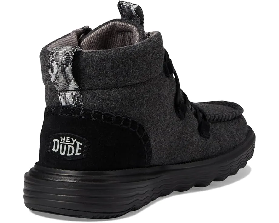 Ботинки Hey Dude Reyes Wool из водонепроницаемой кожи на шнуровке