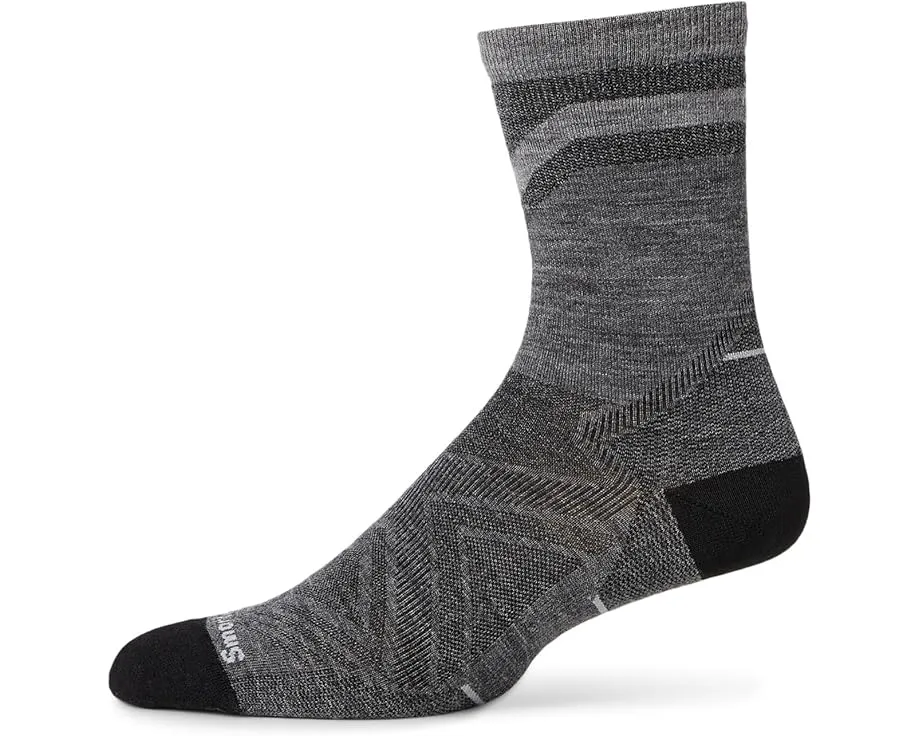 Носки Smartwool Run Zero Cushion Mid Crew Pattern с технологией Indestructawool