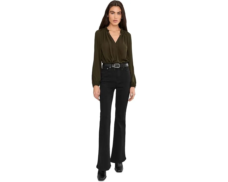Черные джинсы Madewell Stretch Flare с клешем и эффектом стройнения Magic Pockets