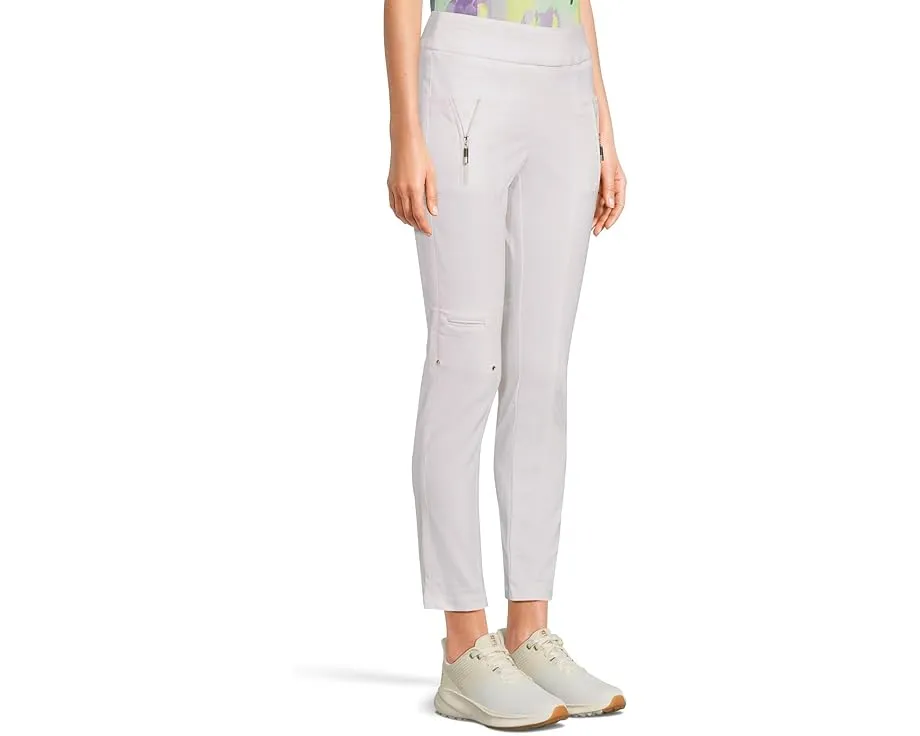 Узкие брюки Jamie Sadock длиной 38.5 дюймов (97.8 см) с завышенной талией