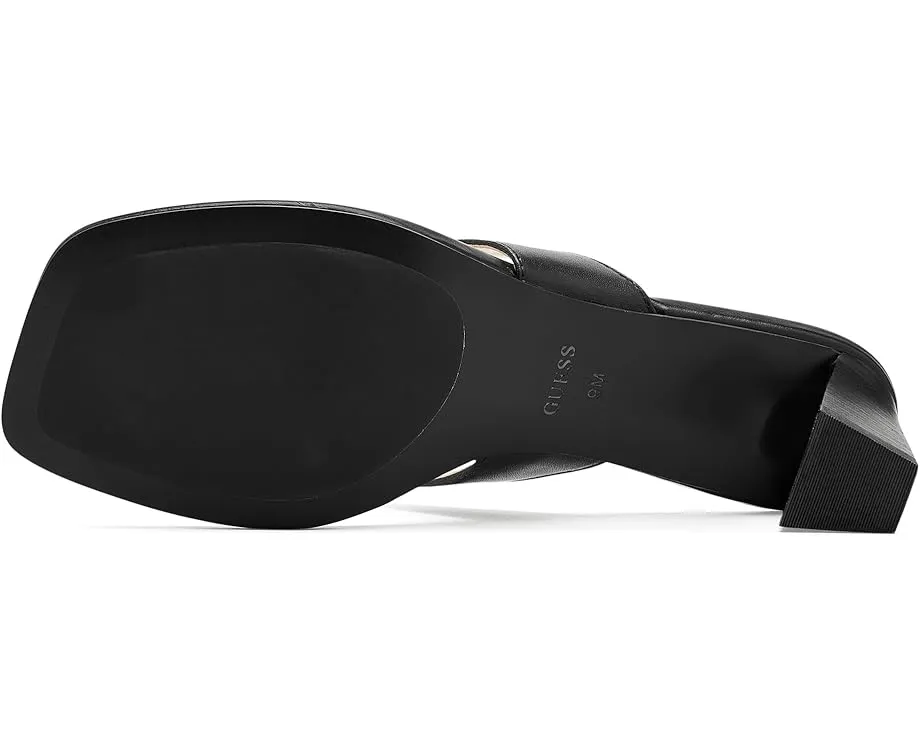 Сандалии-вьетнамки GUESS Yaiza с квадратным носком и квадратным каблуком