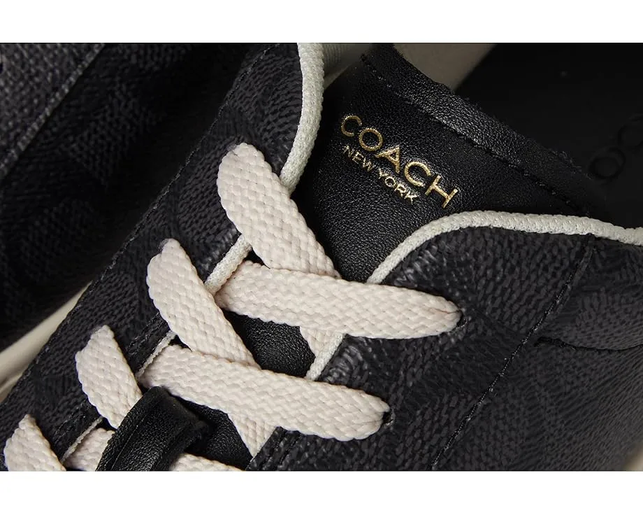 Кроссовки COACH High Line на шнуровке и кожаной подошве