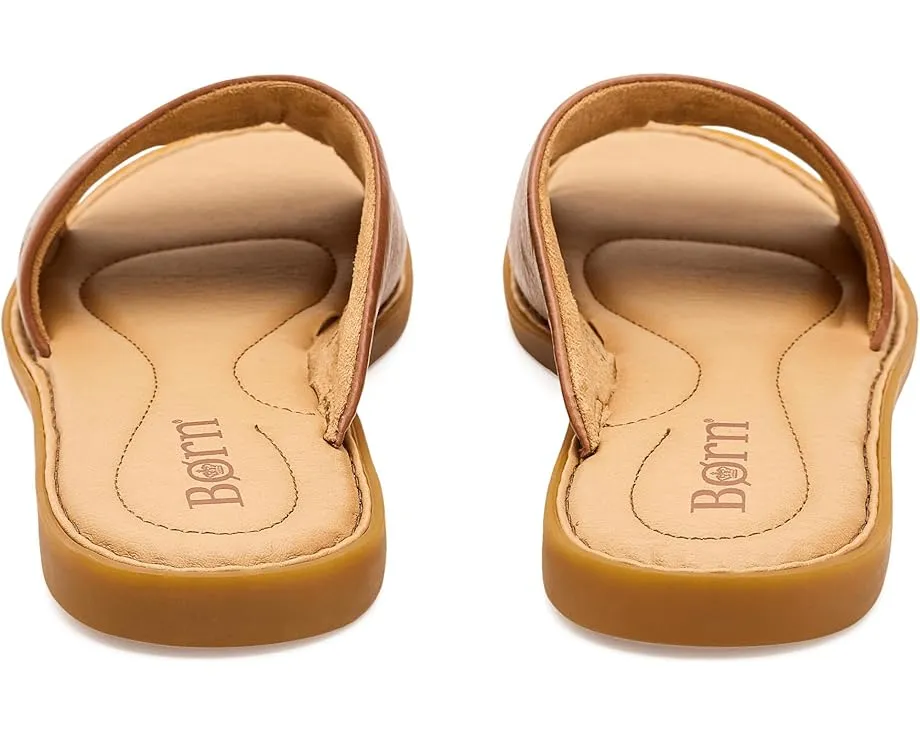 Сандалии Born Isabel с широкой асимметричной бретелью и стелькой из микрофибры