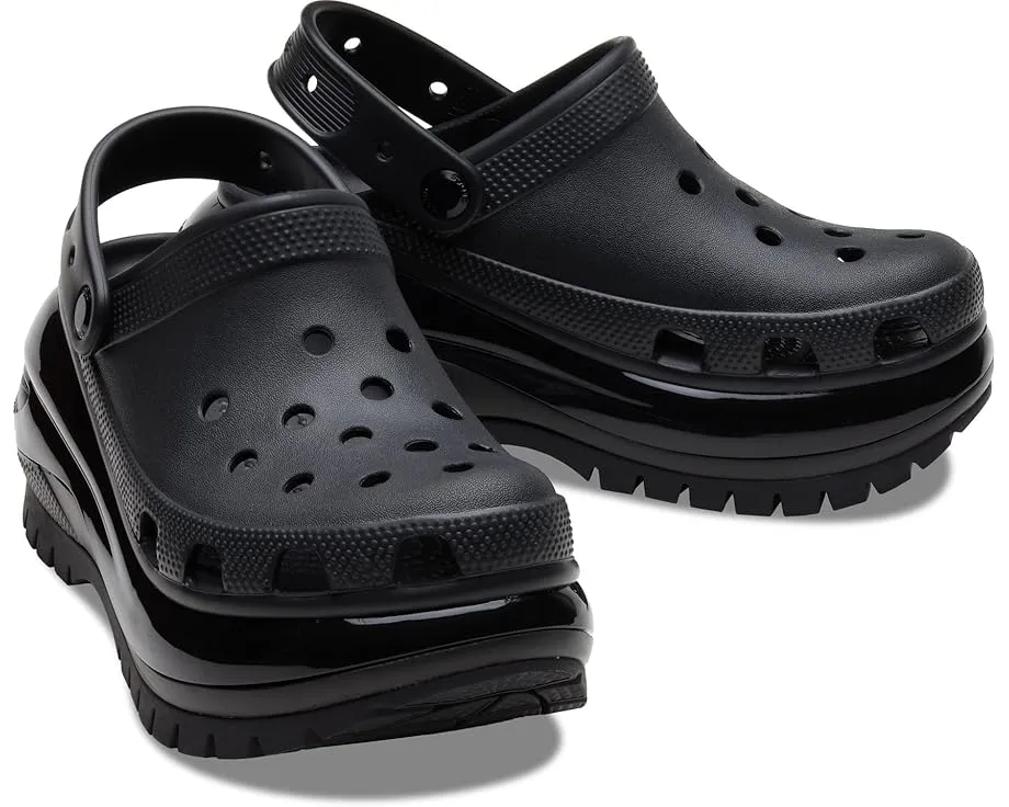Кроссовки-клоги Crocs Mega Crush с высокой платформой и ремешком