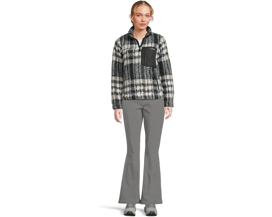 Куртка Columbia West Bend 1/4 Zip II с воротником стойкой и клетчатым принтом