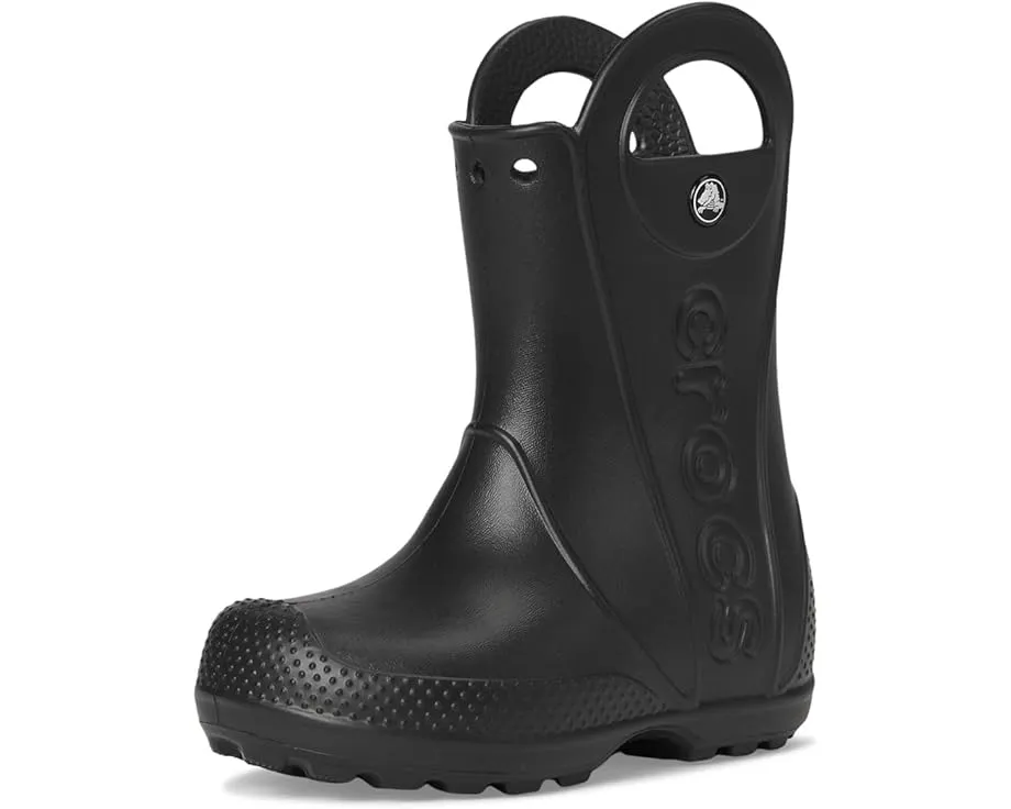 Резиновые сапоги Crocs Handle It для малышей с ручками и светоотражающим логотипом