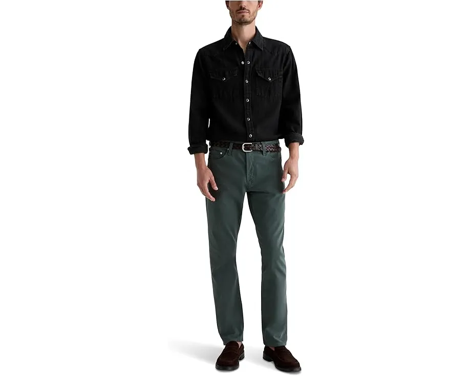 Джинсы Everett Slim Straight с прямым кроем и средней посадкой от AG Jeans