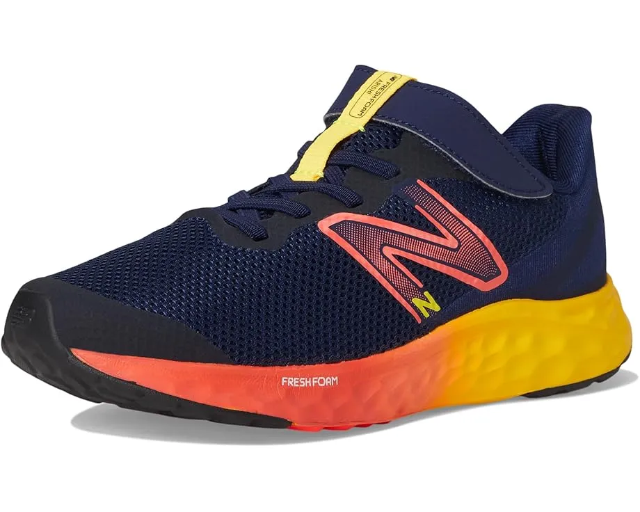Детские кроссовки New Balance Fresh Foam Arishi v4 с эластичными шнурками и липучкой