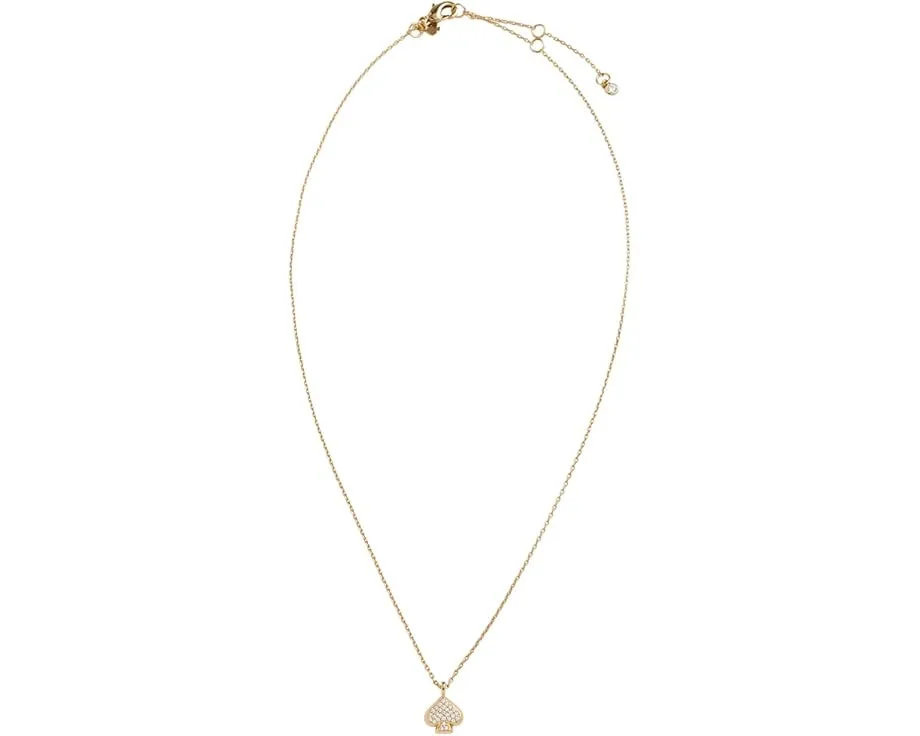 Мини-подвеска Kate Spade New York Everyday Spade Pave с кристаллами