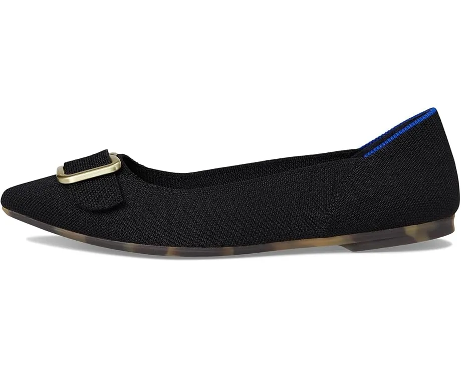 Балетки Rothy's The Emblem Point II с металлическим декором