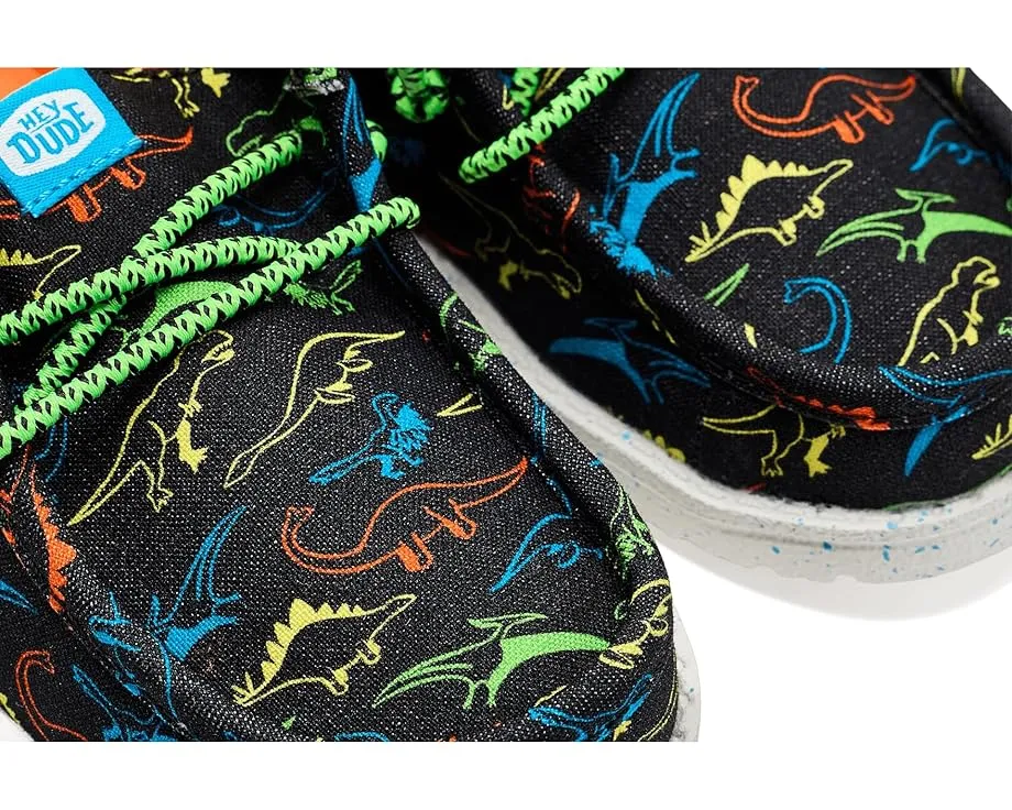 Детские кроссовки Hey Dude Kids Wally Print с гибкой подошвой