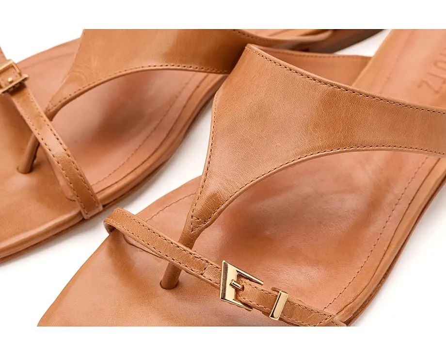 Schutz Плоские сандалии Tana Flat с квадратным носком и кожаной подкладкой