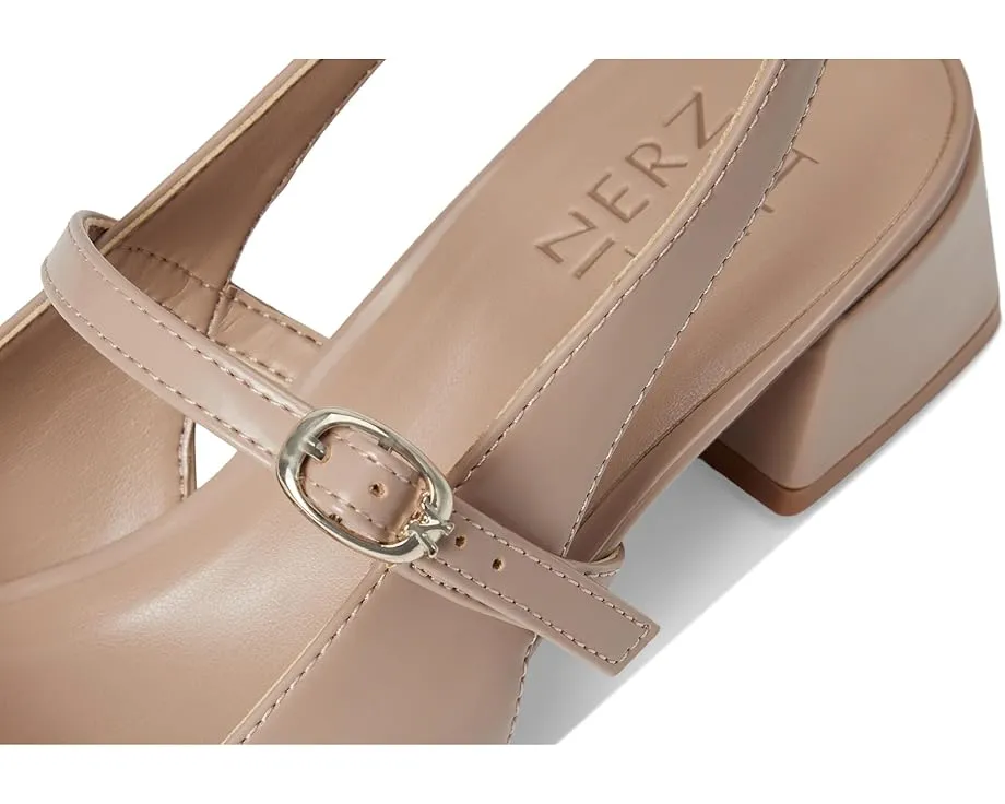 Балетки Naturalizer Soul Idea с ремешком и квадратным мысом на квадратном каблуке