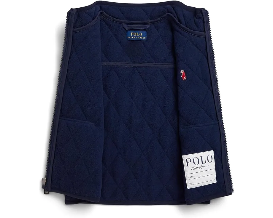 Детский стеганый жилет на флисе Polo Ralph Lauren