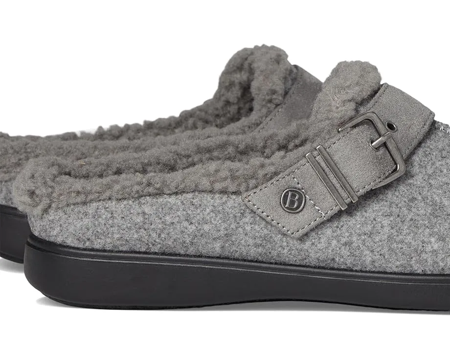 Тапочки-слипоны Bzees Eternity из флиса с искусственным мехом