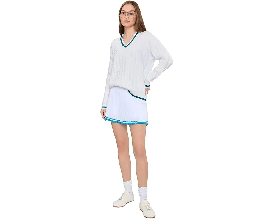 Свитер Montana с вязаными манжетами и V-образным вырезом