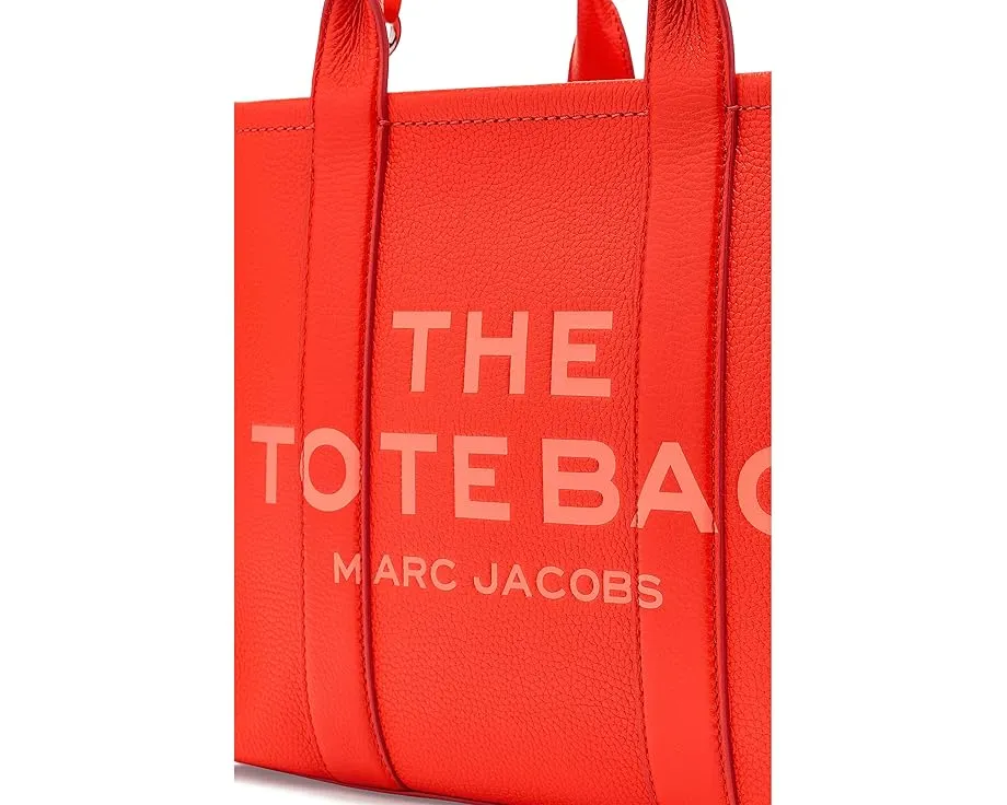 Кожаная сумка тоут среднего размера Marc Jacobs с двумя ручками