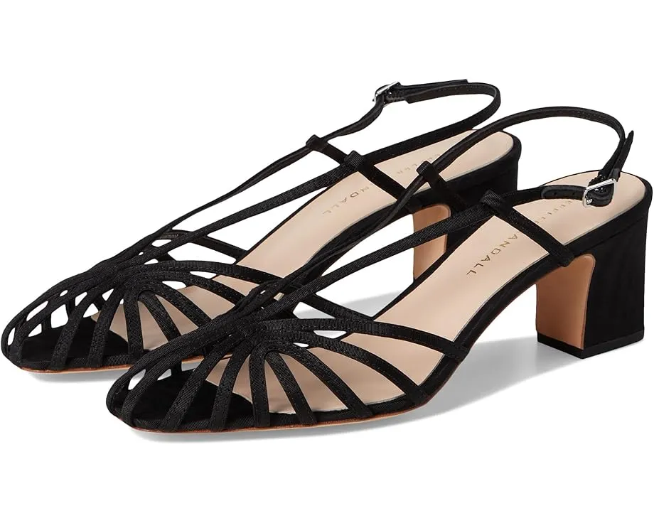 Сандалии Loeffler Randall Priscilla на среднем каблуке с решетчатым верхом