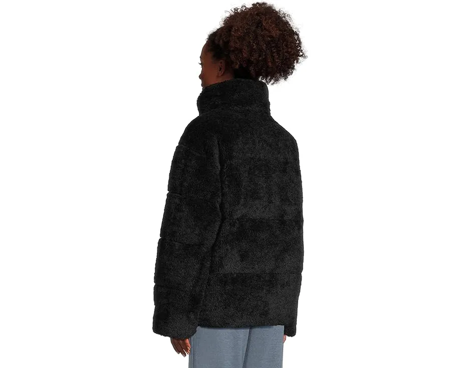 Пуховик UGG Emmalyn из плюша Uggfluff с капюшоном и синтетическим утеплителем