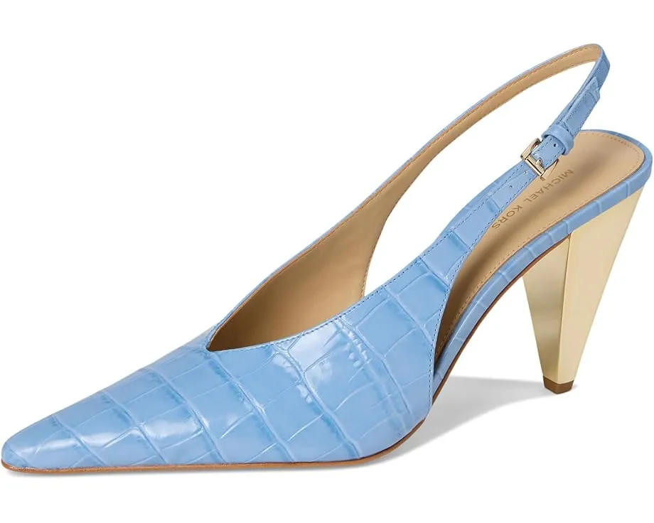 Туфли Electra Sling Pump от MICHAEL Michael Kors с конусным каблуком и острым носком