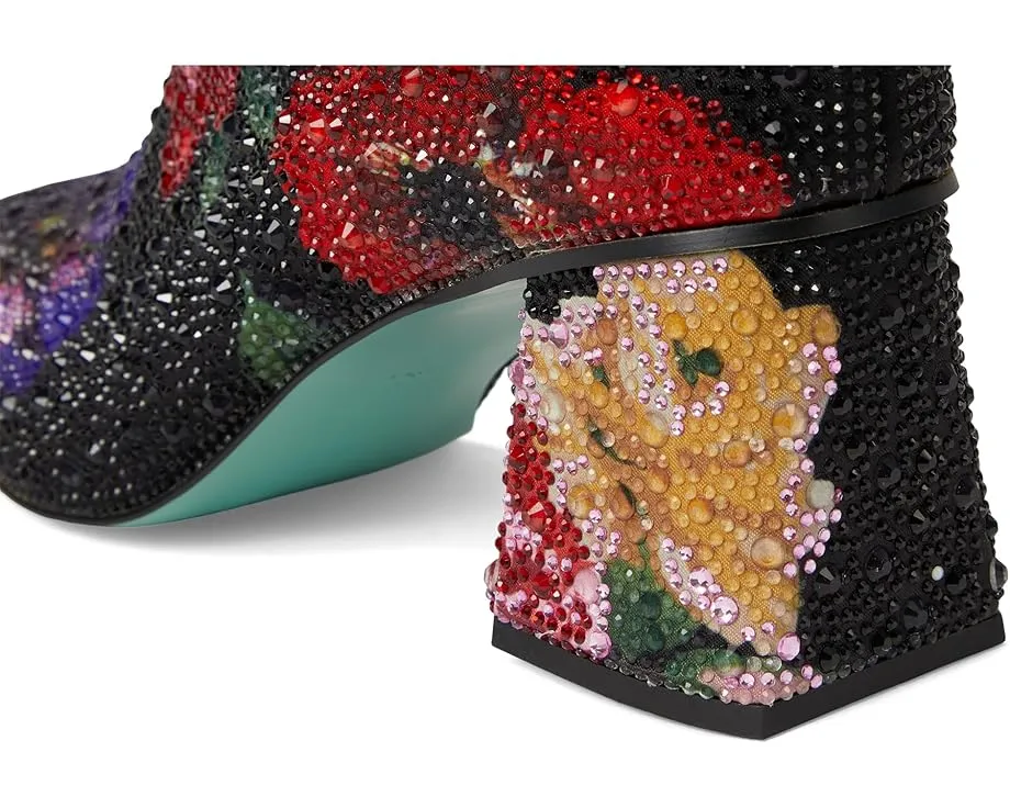 Ботинки Avon от Blue by Betsey Johnson с искусственной кожей и стразами на устойчивом каблуке