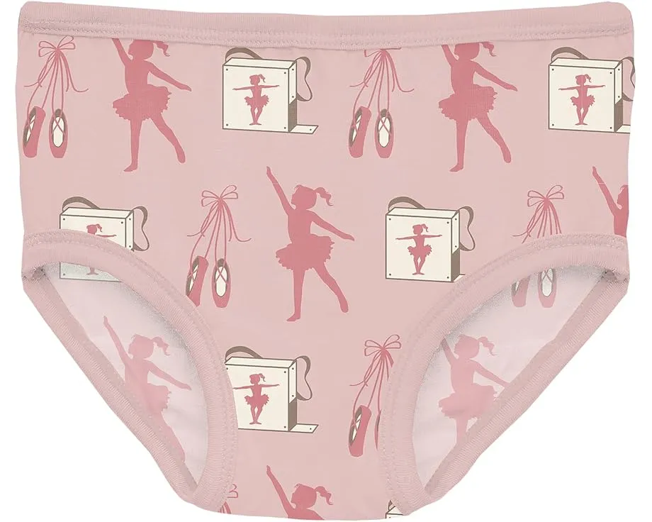 Набор из 3 трусиков Kickee Pants для девочек старшего возраста с принтом