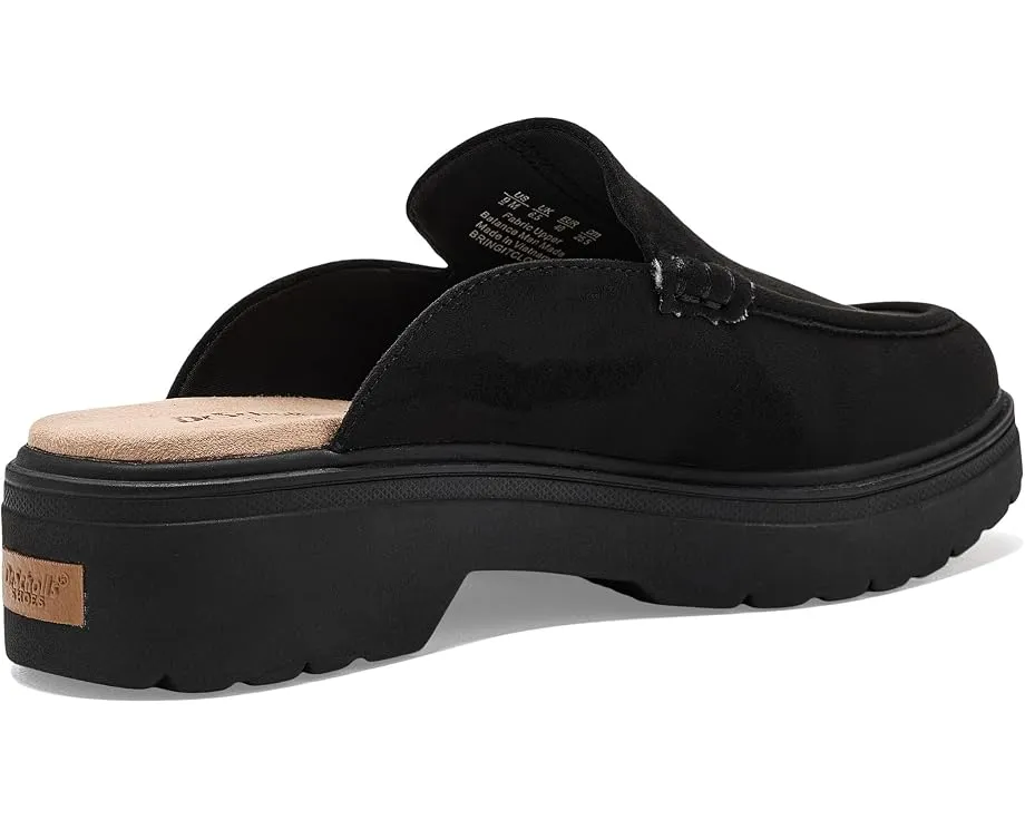 Dr. Scholl's мюли Bring It Clog на платформе черные