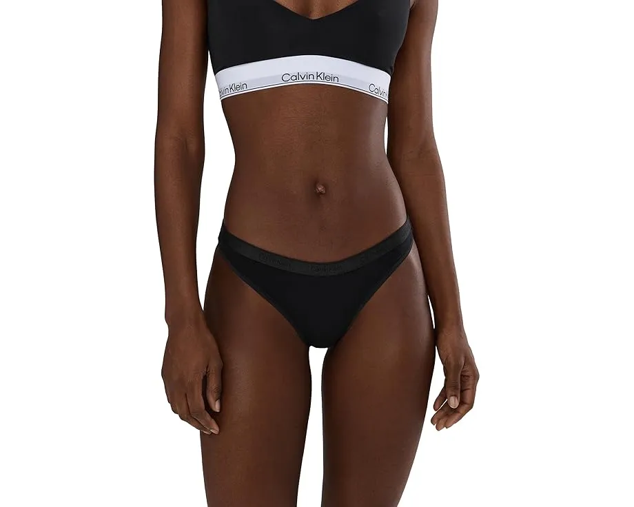 Набор из 5 стрингов Calvin Klein Icon Logo с хлопковым составом