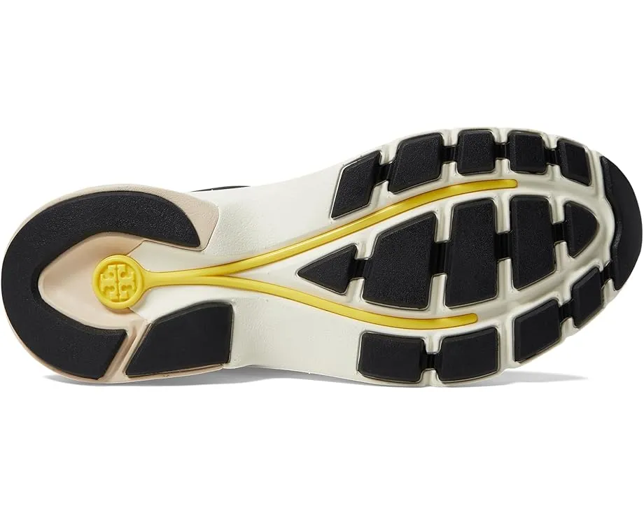 Кроссовки Tory Burch Good Luck Trainer с анатомической подошвой и логотипом Double T