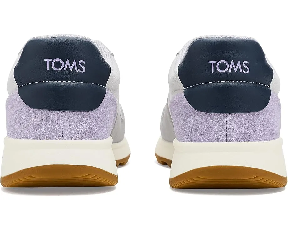 Кроссовки TOMS TRVL LITE Retro из замши с эластичным мысом и съемной стелькой