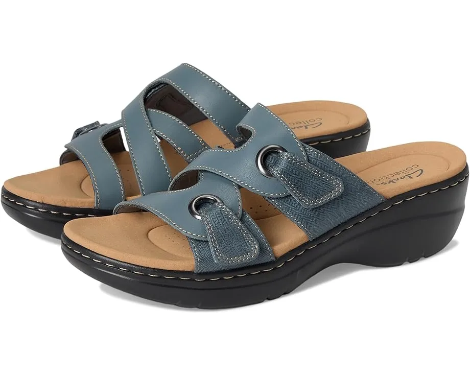 Сандалии Clarks Merliah 2 Cove на клиновидной подошве с застежками на липучках