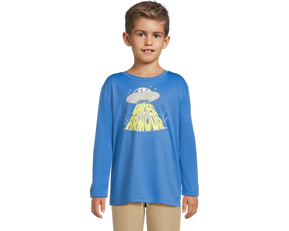 Under Armour Kids Футболка с длинным рукавом UFO Tech с космическим принтом