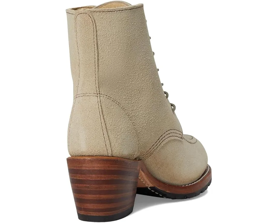 Ботинки Clara от Red Wing Heritage из замши Roughout с мокасиновым носком и подошвой Vibram