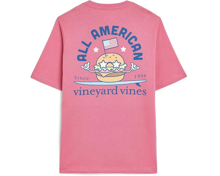 Детская футболка Vineyard Vines All American Burger с коротким рукавом