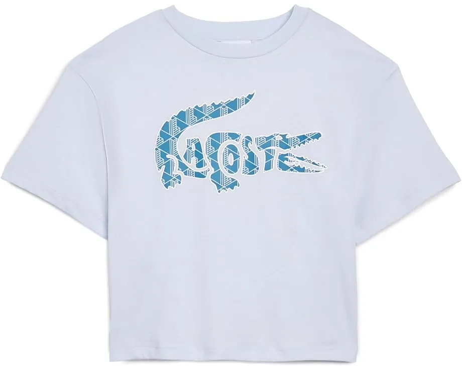 Футболка Lacoste с монограммой для школьников