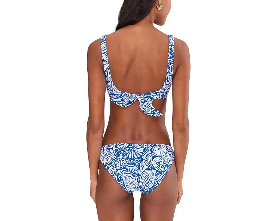 Бикини топ Seafolly C Shells Triangle с металлической отделкой и регулируемыми завязками