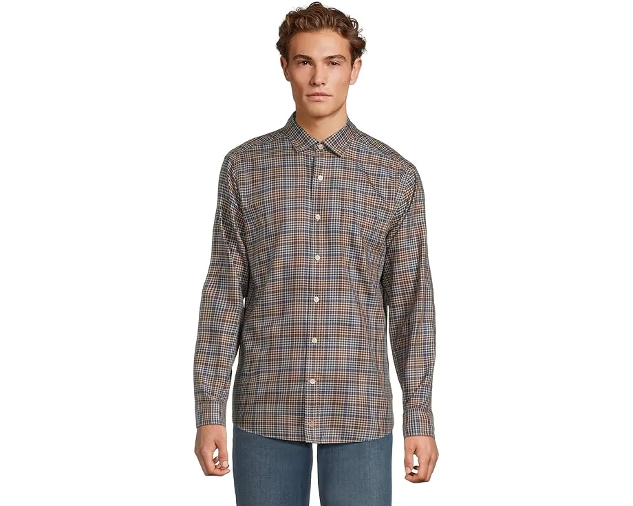 Сорочка Johnston & Murphy Non-iron с технологией немнущейся ткани и контрастными деталями