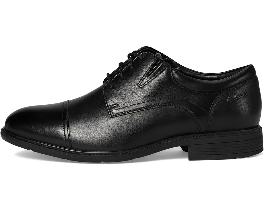 Туфли Clarks Steadwell Cap из махагоновой кожи с комфортной стелькой