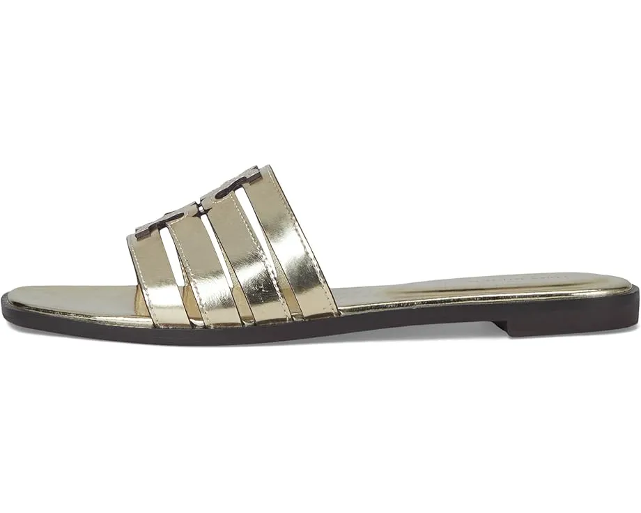 Сандалии Tory Burch Ines Cage Slides с плетеным верхом в стиле кейдж