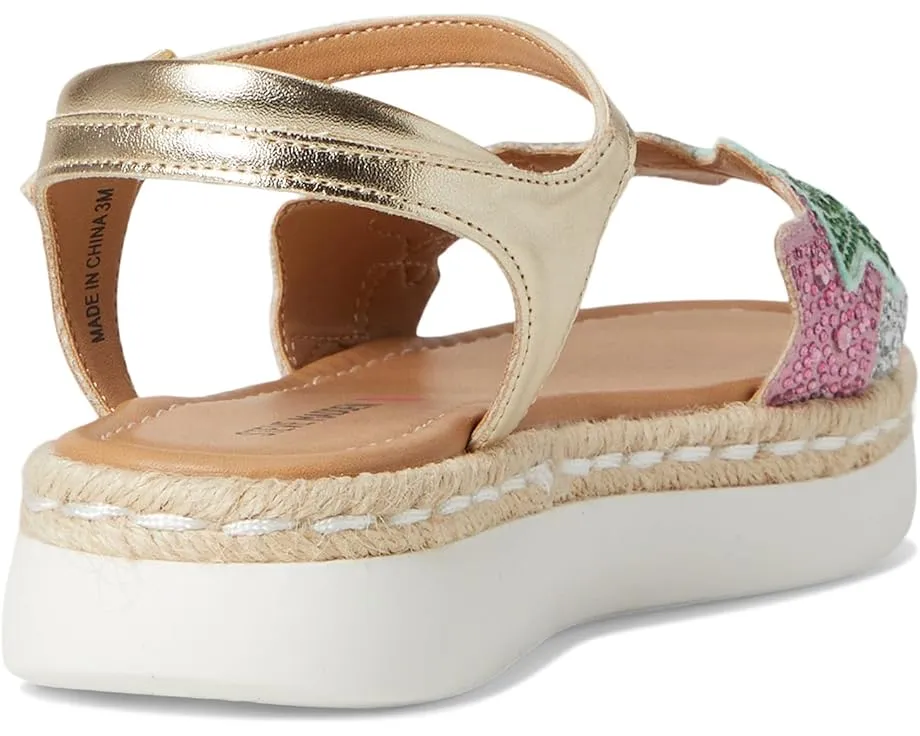 Сандалии Steve Madden Kids Gems на платформе с ремешком и звёздами