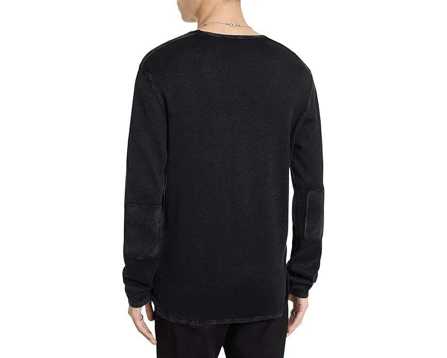 John Varvatos Свитер с круглой горловиной WALTER из мягкого хлопка